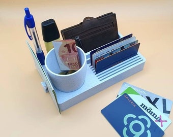 Organizer for slim wallets / I-clip / purses | various colors