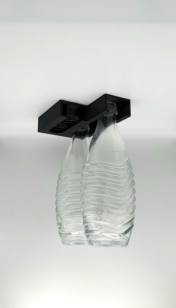 Sodastream Flaschenhalter | PET- und Crystal-Glasflaschen | Regalhalter | 3D-Druck Datei | STL-Datei