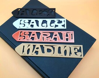 Bookmarks personalized | 3D printing | Name | individual gift