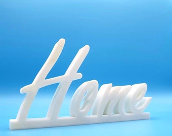 Display "Home" | Lettering | Deco display | tagline | Apartment | different colors