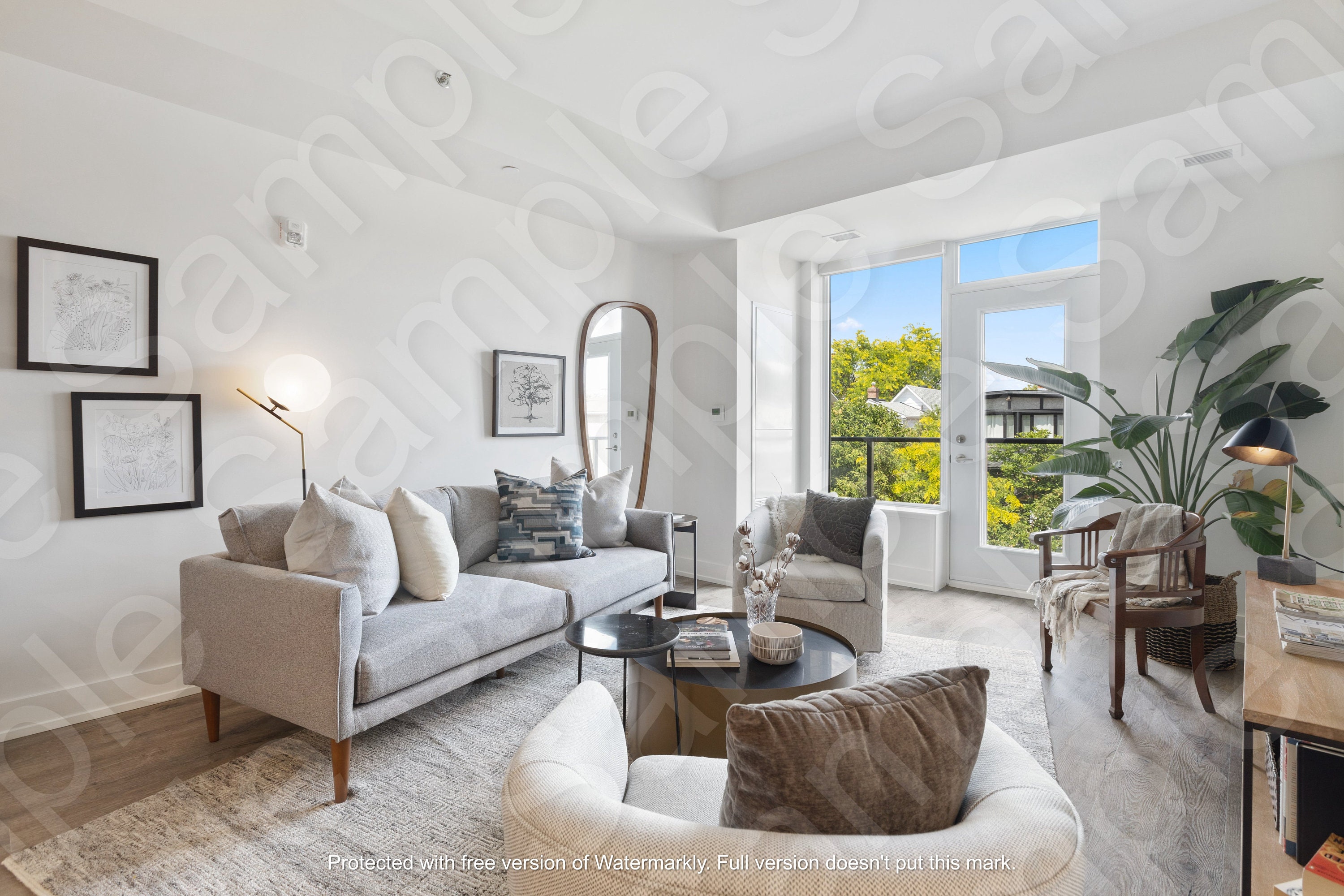 White Living Room Virtual Background Zoom Teams Skype Etsy