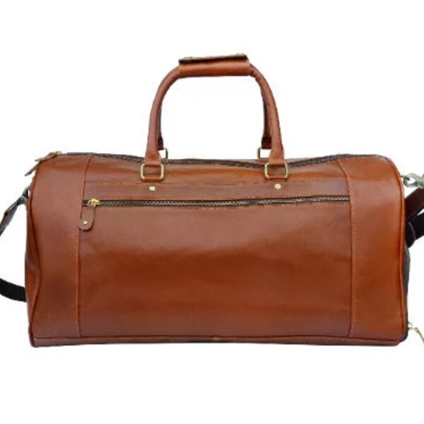 Leather Gym Bag Etsy