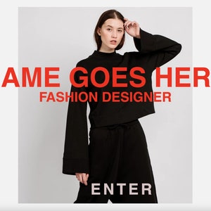 Designer de moda minimalista ousado - modelo de site WIX
