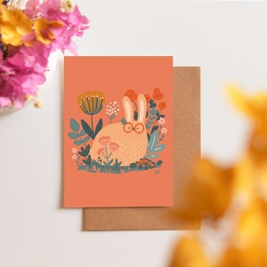 Carte A6 - Lapin Poppy
