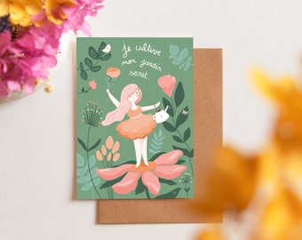 Carte A6 - Jardin secret