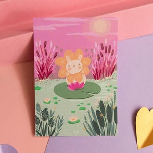 Carte A6 - Lapin Luciole