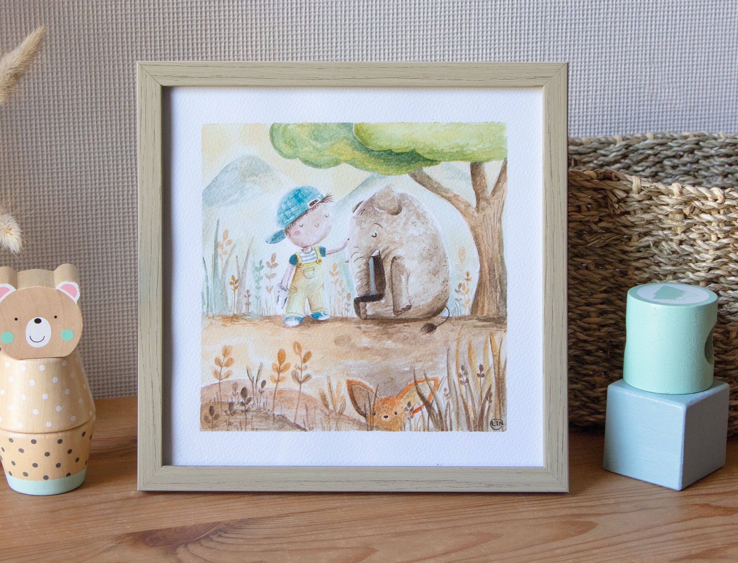 Aquarelle Originale -