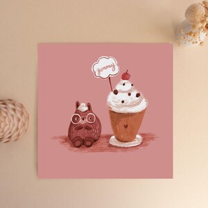 Carte recyclée - Yummy