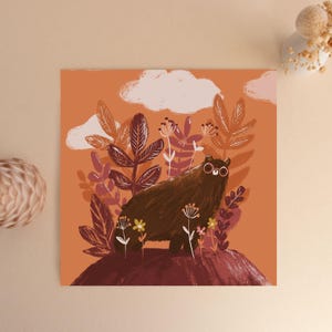 Carte recyclée - Au sommet