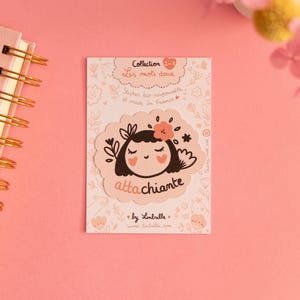 Sticker mini carte 2 en 1 - attachiante