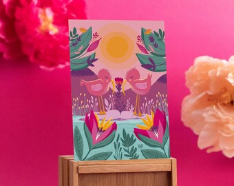 A6 Card - Sunset Lover