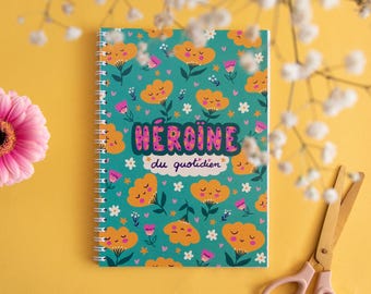 A5 spiral notebook - Everyday heroine