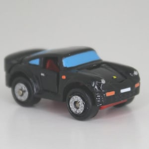 Vintage 1989 Galoob Micro Machines Collectible Deluxe Porsche 959 Black Opening 4 Doors
