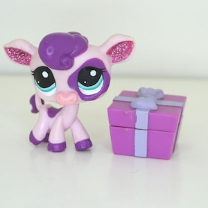 Figurine Littlest Pet Shop LPS #2236 Vache Originale - Hasbro (authentique, Européenne)