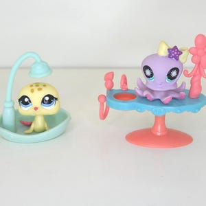 Littlest Pet Shop: Vintage Hasbro LPS Collectible - Seal or Octopus - Choose #1561 #862