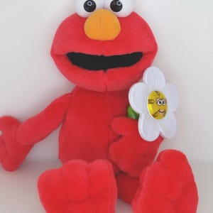 Peluche vintage de Elmo parlante: coleccionable de Barrio Sésamo (15 pulgadas, Mattel Fisher Price 2003)