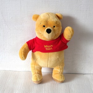 Ours en peluche vintage Winnie l&#39;ourson - 33 cm (13 pouces) Par Trudi Italie