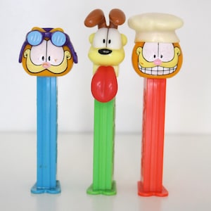 Vintage Garfield Character PEZ Dispensers - Your Choice Of PEZ - Pre-owned