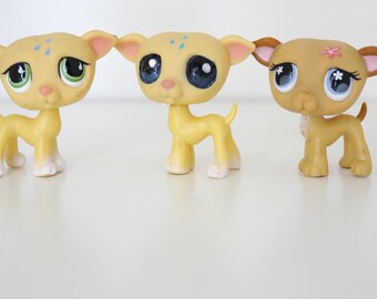 Figurine Little Petshop LPS Chien Levrier #507 - Occasion, Collection Hasbro