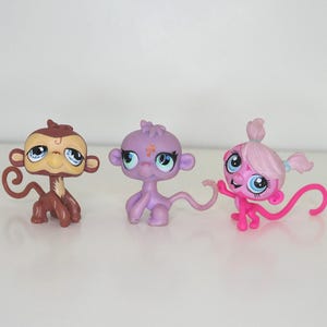 Authentic Hasbro Littlest Pet Shop LPS - Your Choice Of Monkey Pet: #485, #2872 Or Minka - LPS Nostalgia