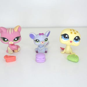 Authentic Hasbro Littlest Pet Shop LPS - Your Choice of Pet: #1562 Cat; #1560 Rat; #1561 Seal - Nostalgic Collectibles