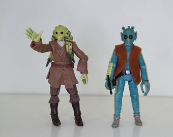 Star Wars Action Figure: Authentic Hasbro Collectible - Kit Fisto or Greedo (Your Choice)
