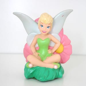 Vintage 2001 Hasbro Tinker Bell | Magic Light-Up Figurine | Touch Activated | Return to Never Land | Retro Pixie Toy