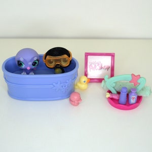 Littlest Pet Shop Bath Set: 333 Penguin and 2830 Penguin - Etsy