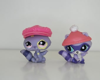 Hasbro Littlest Pet Shop Authentic LPS - Your Choice of Raccoon: #597 or #1957 - Pre-owned