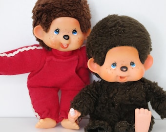 モンキー人形 茶色 赤 モンチッチ キーチェーン 男の子 新品タグ付き Sekiguchi｜Yahoo