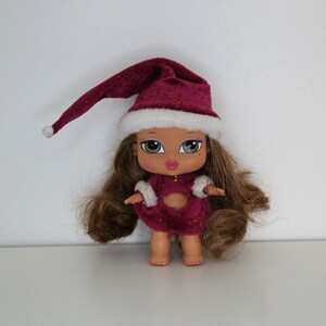 Bratz Babyz Doll Holiday Cloe Chloe 5.5 Vintage Red Glitter