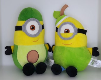 Choose a Despicable Me Minion Character - 9'inch Soft Minions Figure As Fruit - Plush Toy Figure Authentic By Jakala - Preloved Collectibles