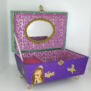 Vintage Bratz chique mode-sieradendoos - Authentieke MGA-dooshouder - Bratz-organizer prinses-thema