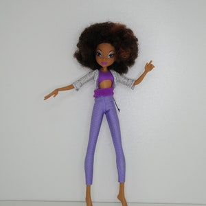 Bambola vintage Winx Club - Layla (Aisha) autentica bambola Mattel - Oggetto da collezione usato in pensione - Così com'è