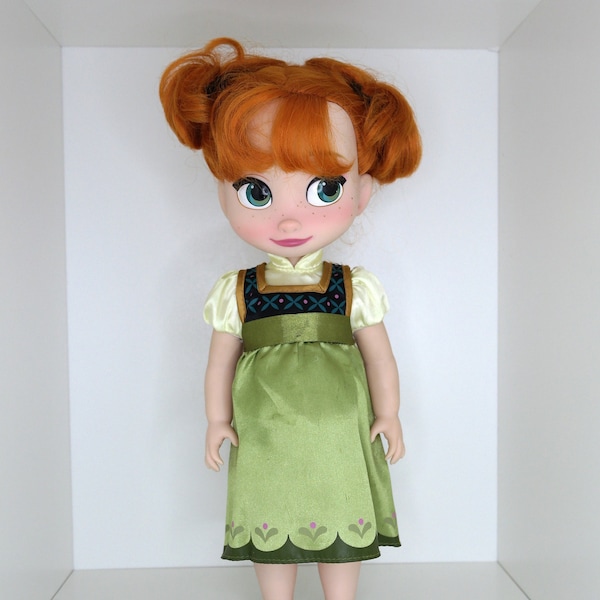 Large Princess Anna Doll - Authentic Disney Store Toy - 14'inch Doll Toy - Adorable Toddler Anna - Pre-owned