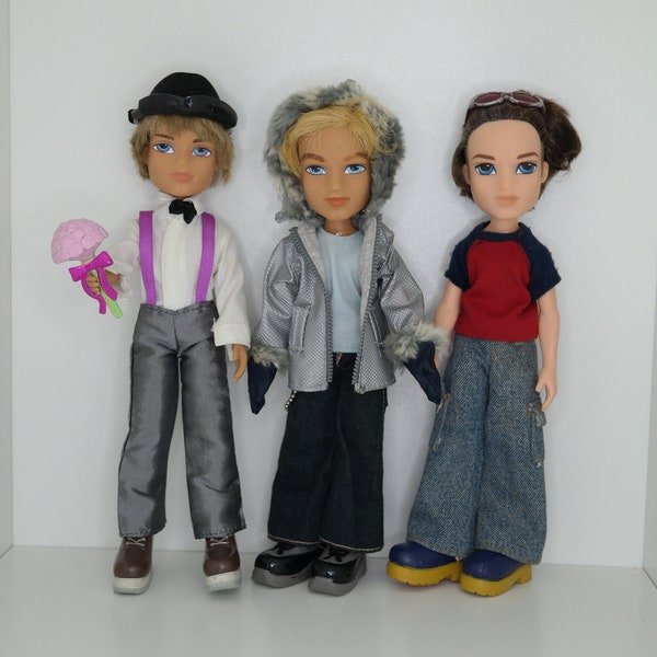 Bratz Boyz - Choose MGA Bratz Fashion Doll - Cool Boy Cameron, Wintertime Cameron or Nu-Cool Koby - Preloved