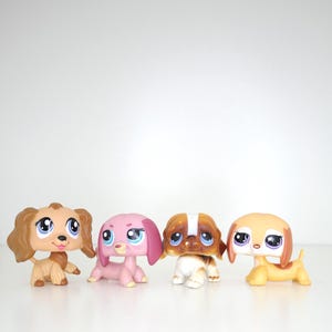 Vintage Littlest Pet Shop Dog: Authentic Hasbro LPS Collectible - Your Choice