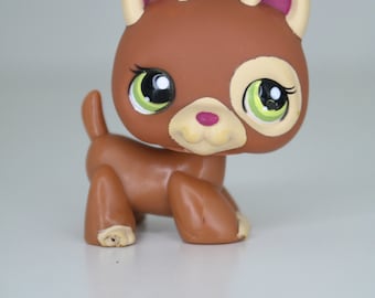 Vintage Authentic LPS German Shepherd 1362 Hasbro Dog Collectible