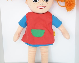 Peluche vintage de Pippi Calzaslargas - Micki Toys Astrid Lindgren - 40 cm