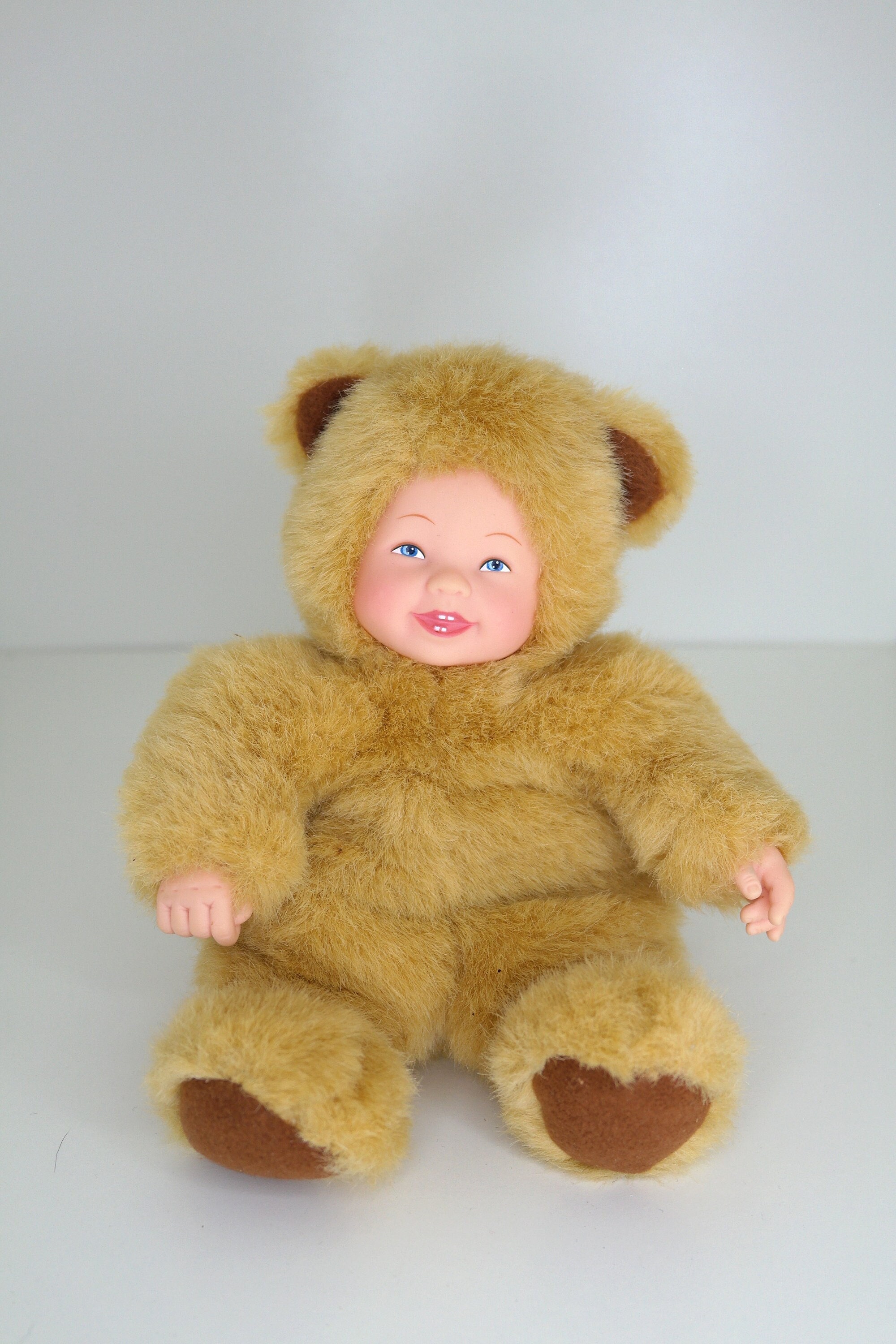 Anne Geddes Baby Teddy Bear Plush Doll Vintage Collectible