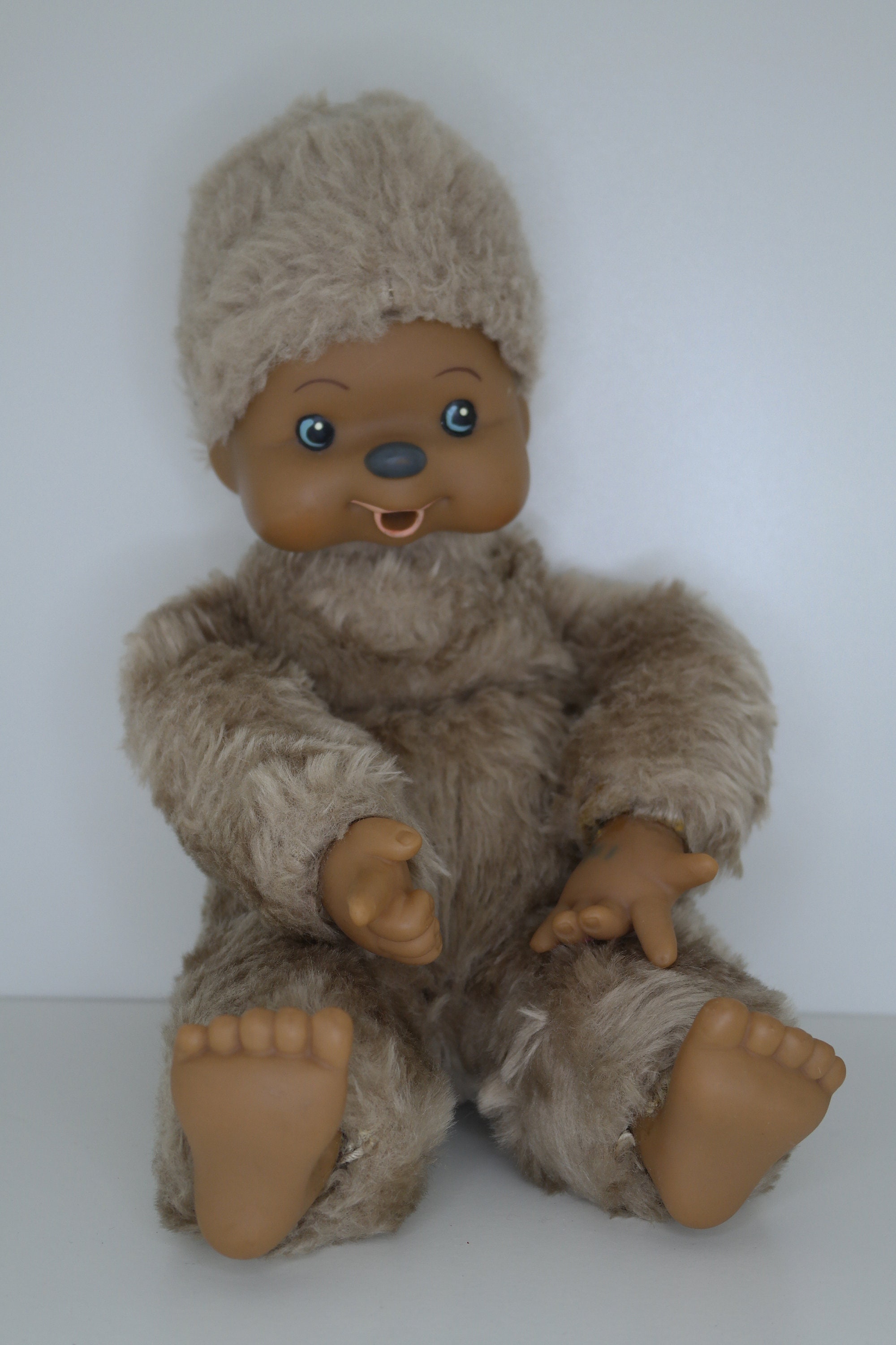 ヴィンテージ 1980年代 指しゃぶりクマ人形 レア 大型ぬいぐるみ 15
