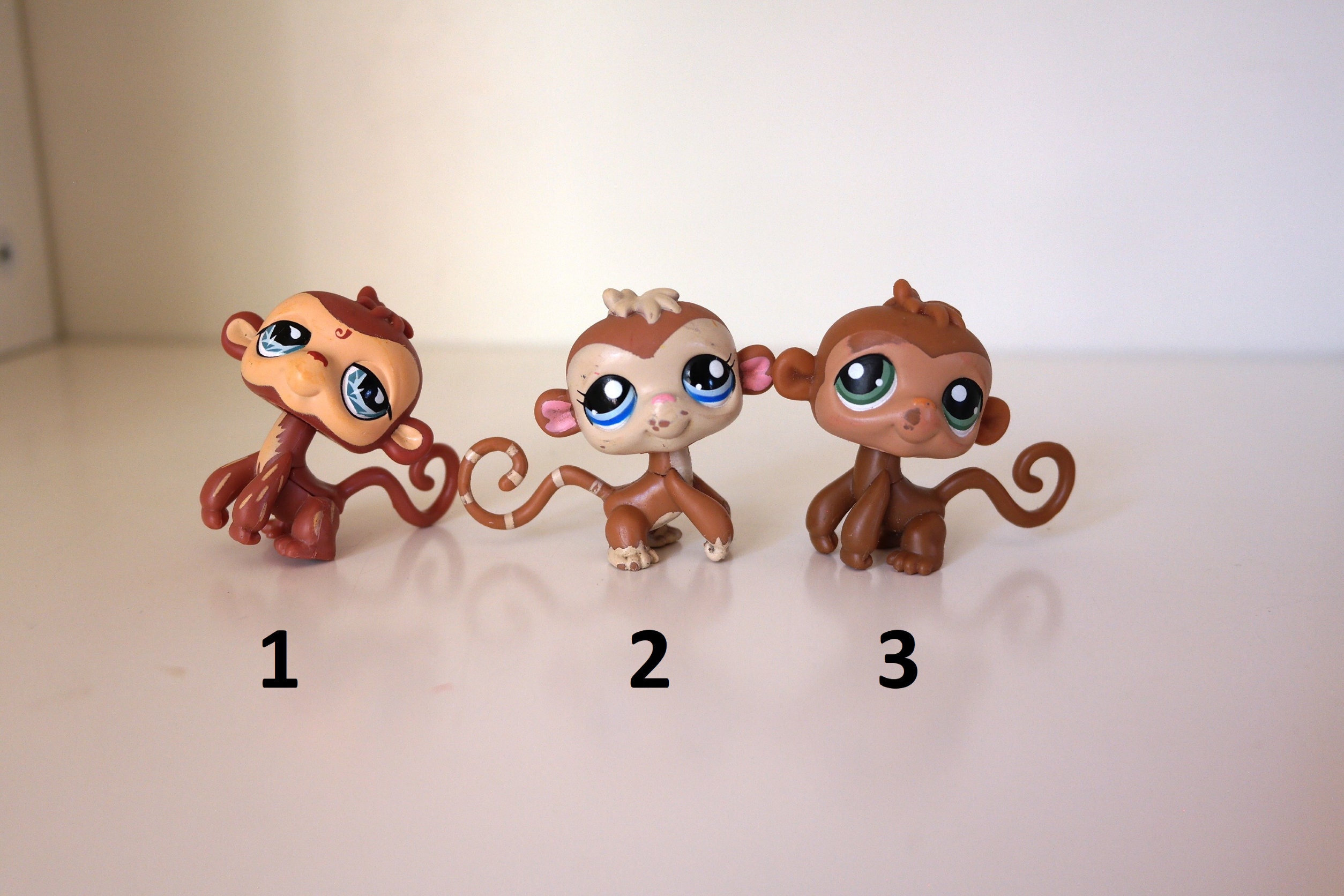Littlest Pet Shop Monkey, Apes, Orangutan You Choose. Authentic Hasbro LPS  