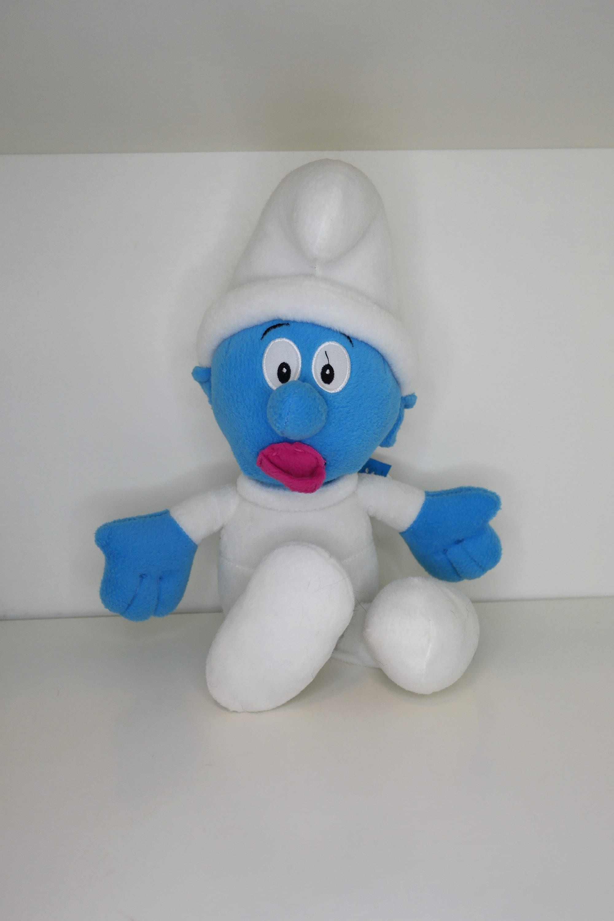 Smurfs The Clumsy Smurf Huge Big Large Plush Soft Doll Stuffed Toy