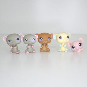 Authentique LPS Hasbro Littlest Pet Shop - Choisissez un animal de compagnie : n° 192, n° 192, n° 324, n° 1088 ou n° 1506 - objets de collection vintage