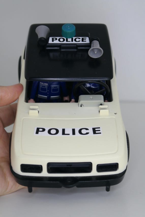 警察官 警備員 ボディーガード ポリス  二頭筋 腕相撲 ボデイビル フィギア ヴィンテージ 1976 プレイモービル ジオブラ ポリスカーと 1997 年製