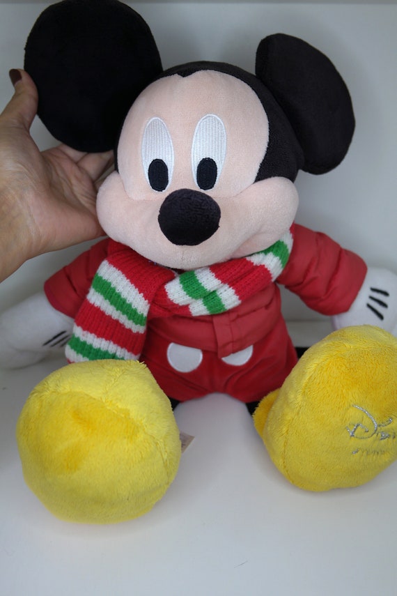 Christmas mickey plush deals
