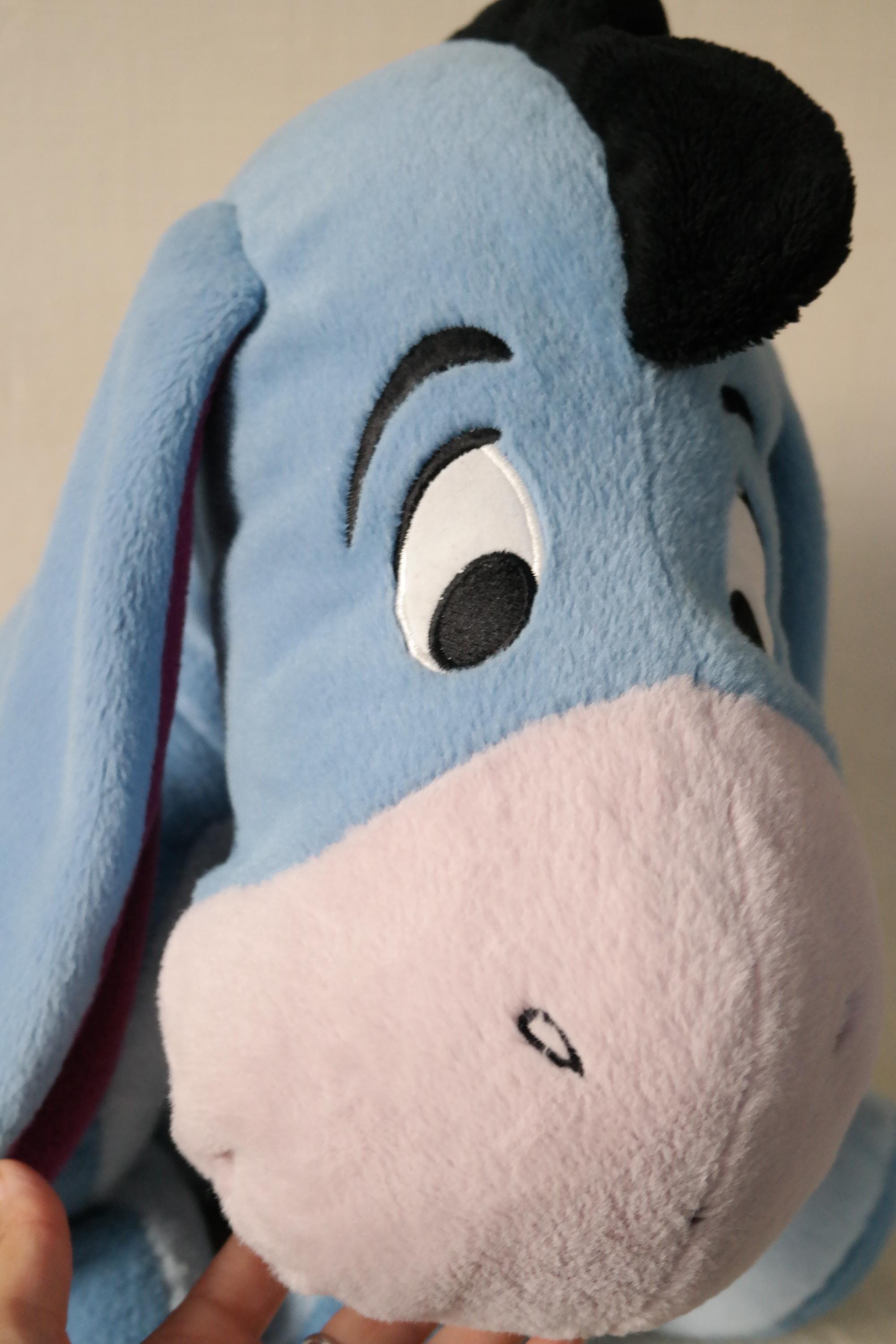 大きな青いイーヨー ロバ - くまのプーさんぬいぐるみ - 本物の