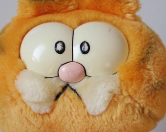 ヴィンテージ 80年代 ガーフィールド ぬいぐるみ - 8インチ Dakin