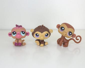Vintage Littlest Pet Shop Monkey - Authentic Hasbro LPS - Your Choice