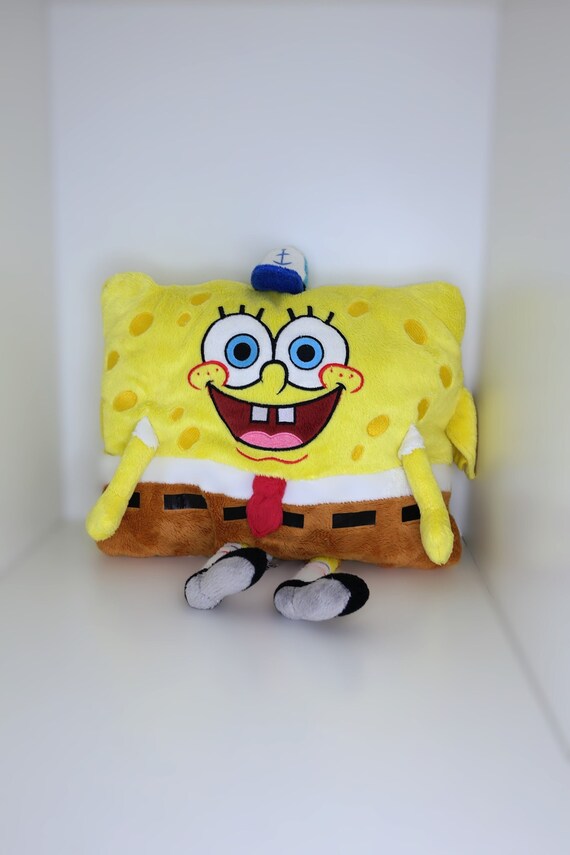 Taie D'Oreiller Twin Bob L'Éponge Nickelodeon - Vintage 2001 - 20x30 Pouces